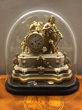 Antico Orologio a pendolo sotto campana