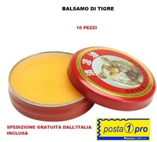 Balsamo di TIGRE confezione Rossa ORIGINALE SET 10 confezioni da 3g