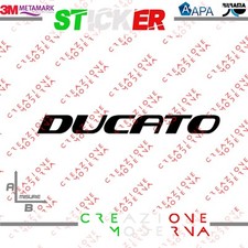 ADESIVO STICKER LOGO DUCATO MISURE PERSONALIZZATE