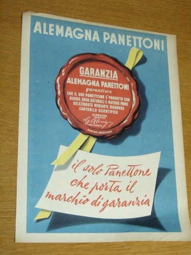 Alemagna panettone anni - alemagna, panettone=anni