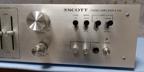 Scott 416 amplificatore - a-416,