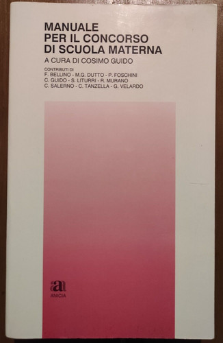 Manuale per concorso di - manuale,