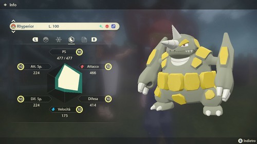 Rhyperior alfa shiny 6iv fully - shiny,