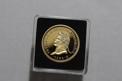 Medaglia placcata oro brazil - oro,