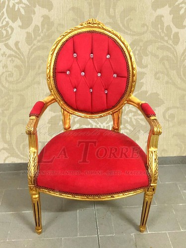 Poltrona cordelia barocco - poltrona,