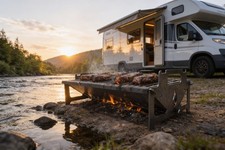 Barbecue portatile in lamiera