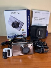 Sony Cybershot DSC W290 Fotocamera Digitale 12.1 5x con Scatola - Caricatore, SD