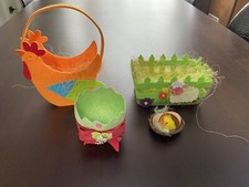 CESTINI E GADGET PASQUALI 4 PEZZI