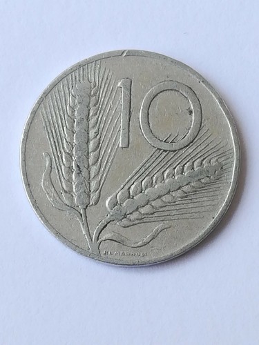Moneta lire del - 10,
