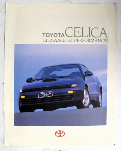 Toyota celica range depliant - range,