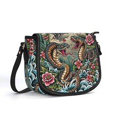 Borsa a tracolla in vera pelle