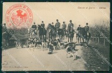 Udine Città Caccia al Daino Militari cartolina QT2855