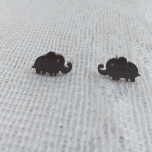 Orecchini perno elefante - orecchini,