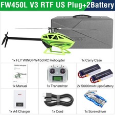 Fly Wing FW450L V3 GPS 6CH 3D elicottero radiocomandato ritorno automatico /2 batterie
