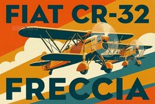 Poster vintage FIAT CR-32