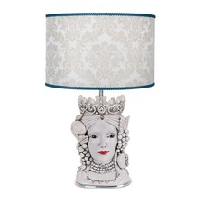 Bongelli Preziosi Lampada da tavolo in stile moderno con testa di moro femminile