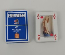 1x Mazzo carte da gioco Pubblicitarie Rockford Hotrock Profumo For Men Magazine 