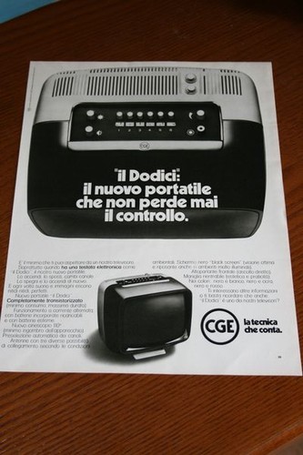 Bi9 1972 cge televisore - tv,