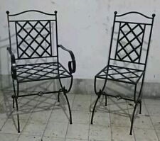 Sedia poltrona  in ferro pieno