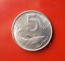 5 LIRE 1996 ERRORE - ERRORI DI