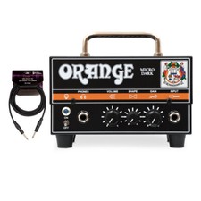 Amplificatori Arancioni Micro Dark Terror 20 Watt Tube Preamp Hybrid Amp Head Bundle