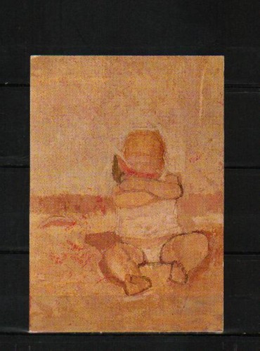 Br2727 cartolina dipinto di - cartolina,