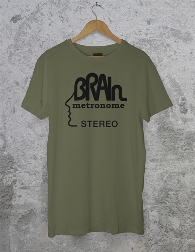 Maglietta brain records - maglietta,