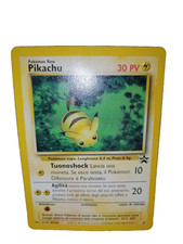 POKEMON CARD PIKACHU PROMO BLACK STAR 25/STELLA NERA  2000 RARAOttime condizioni