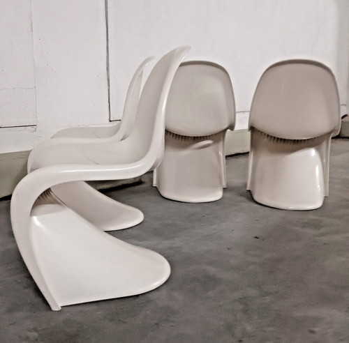 Verner panton chair bianca - bianca, 1