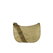 Alviero Martini Prima Classe Borsa a Tracolla Mezzaluna Geo Piccola Naturale
