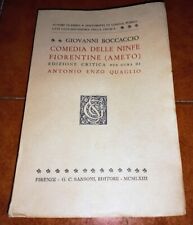 BOCCACCIO COMEDIA DELLE NINFE