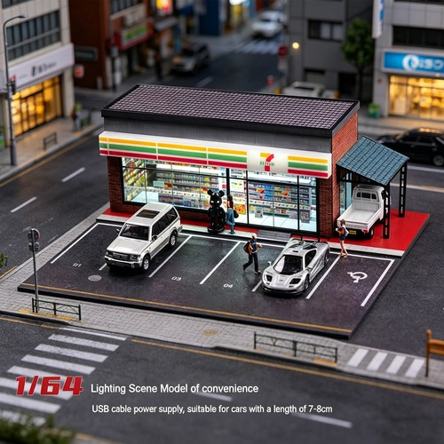 Diorama modello garage - diorama, 1/64