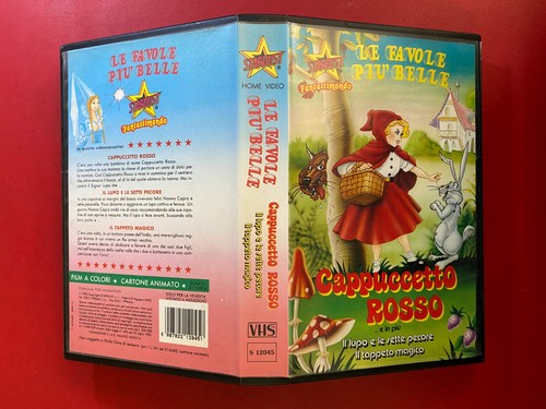 Vhs cappuccetto rosso - vhs,