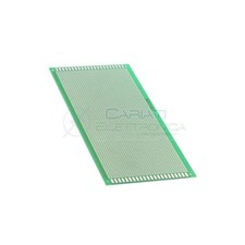 Basetta millefori 220x100mm in Vetronite Mono Faccia Passo 2,54mm Breadboard