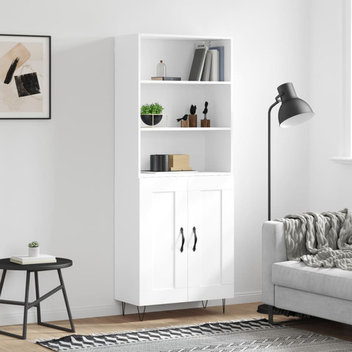 Credenza bianca 5x34x180 cm - 69,5x34x180,