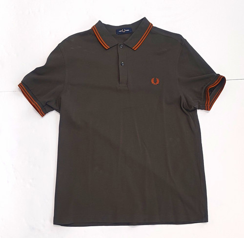 Polo fred perry uomo marrone - l,