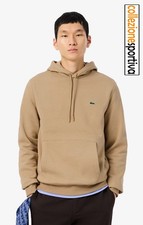 FELPA LACOSTE CON CAPPUCCIO  - SH9623-02S - col. beige