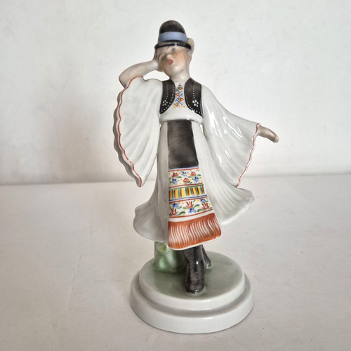 Herend statuina porcellana - herend,