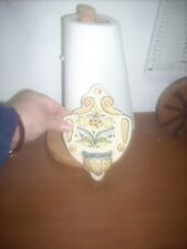 piccola acquasantiera in ceramica da appendere