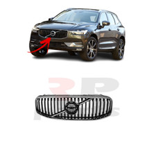 PER VOLVO XC60 17-21 NUOVA GRIGLIA CENTRALE ANTERIORE CROMATA/NERA 31425535