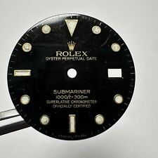 Rolex Submariner Black Tropical dial Repaired back yellow gold 16613 16618 16803