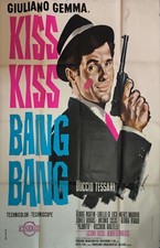 manifesto poster 4F KISS KISS BANG BANG giuliano gemma duccio tessari 1966 O136