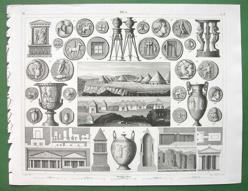 Tombe etrusche assos - tombe, ad
