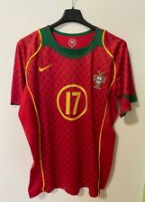 Maglia da calcio 2004 Ronaldo #17 Portogallo taglia M maglietta Retrò shirt Euro