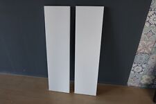 2 ante MDF laccato bianco cm 23,6 x 89,7	