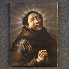 Dipinto antico quadro olio su