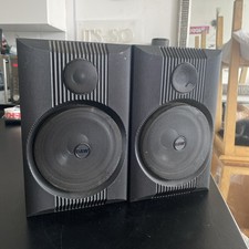 X2 diffusori da scaffale vintage 11" B&W Bowers And Wilkins 2001 colore nero non testati