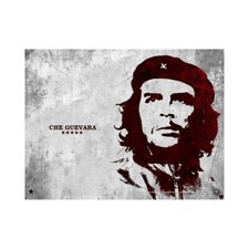Poster Che Guevara Ritratto Cuba Eroe Stampa su Tela Decorazione Parete 36x24 Soggiorno