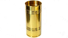 Round Polished Brass Umbrella