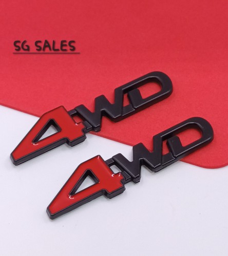 Adesivo distintivo metallo 4x4